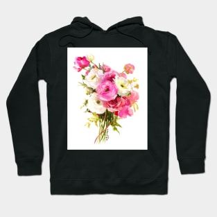 Ranunculus Flowers Hoodie